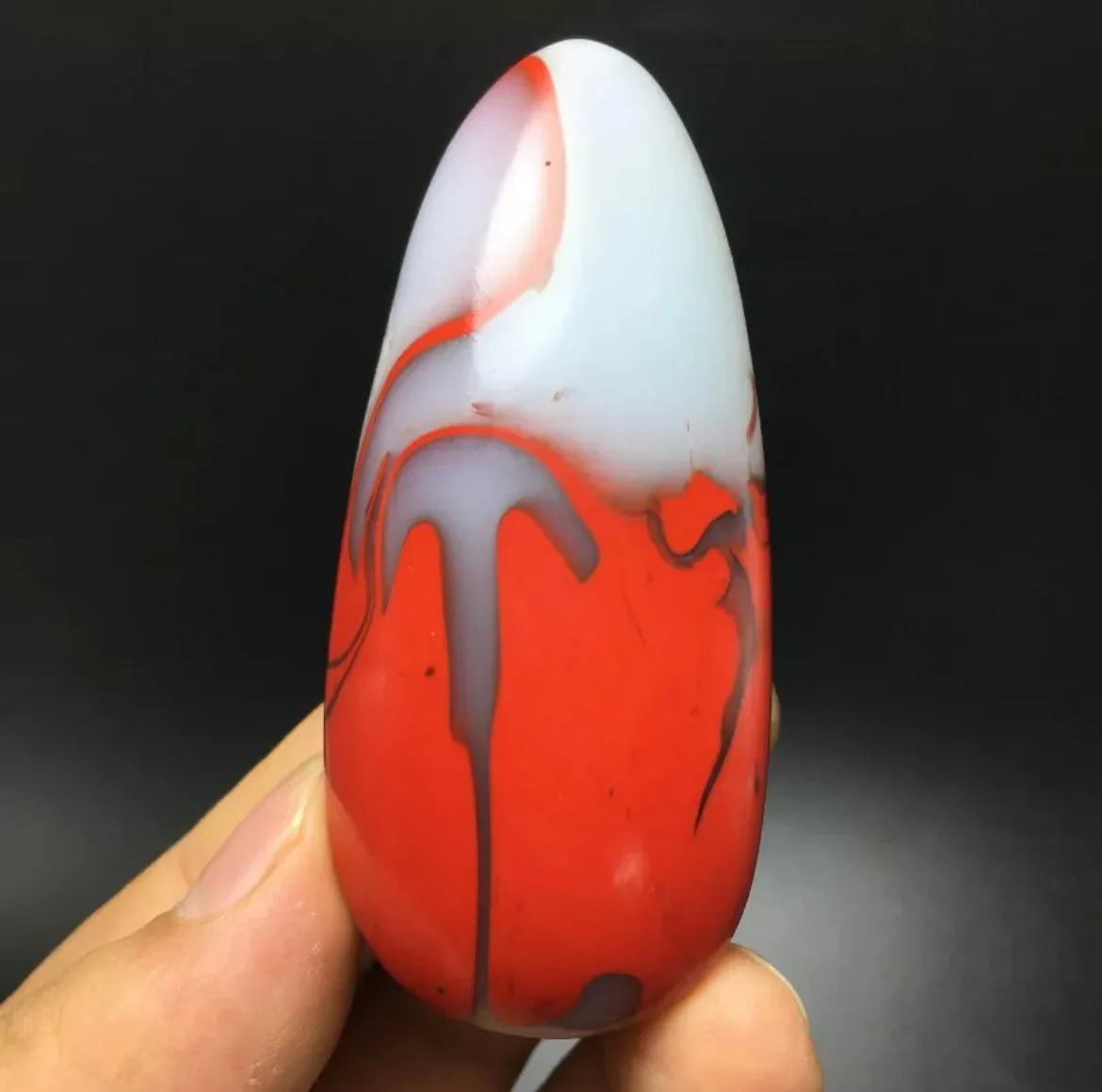 Natural Red  Chalcedony