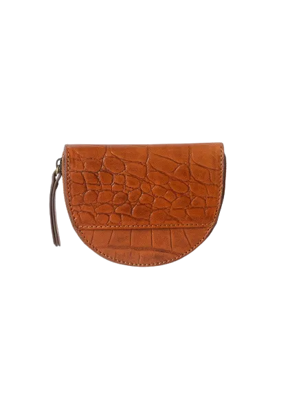 O My Bag - Laura Purse Cognac Croco