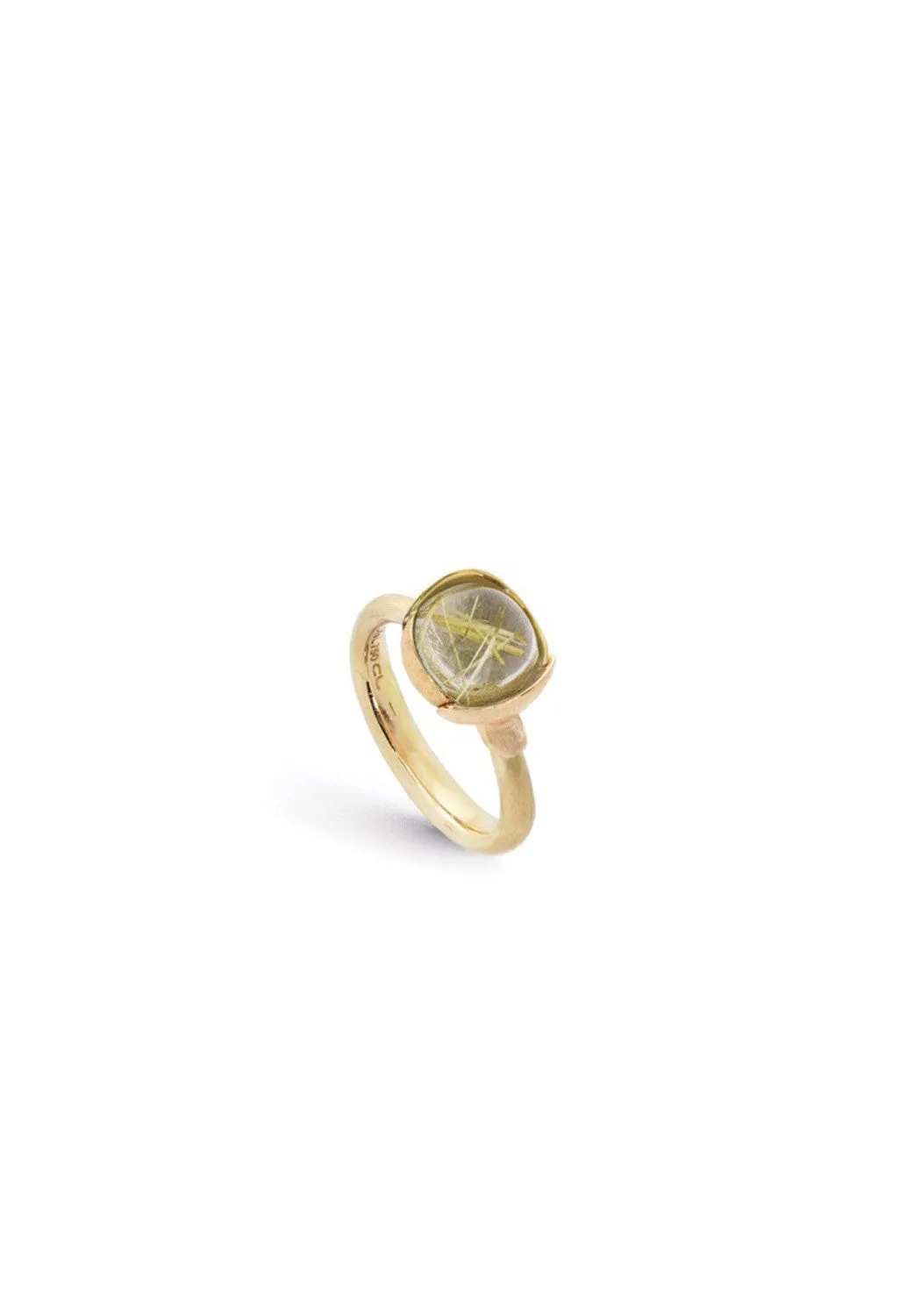 Ole Lynggaard Lotus 1 Rutile Quartz Ring