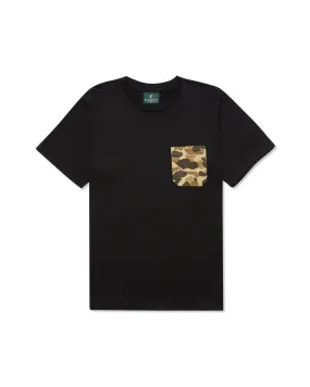 Original Camo Pocket Tee | Black | Ball and Buck