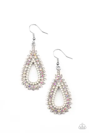 Paparazzi The Works - Multi Iridescent Earrings