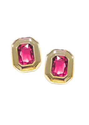 Pink Jeweled Studs