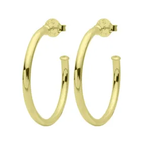 Polished Petite Everybody's Fav Hoops Gold - 1.5