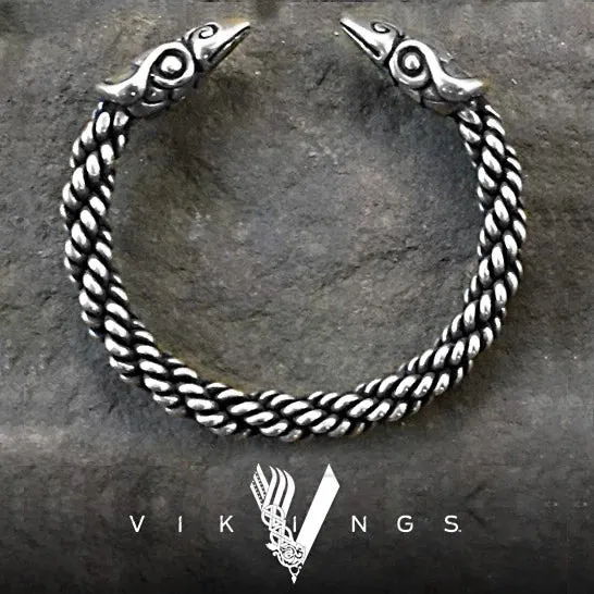 Raven (Vikings) Bracelet - Sterling Silver