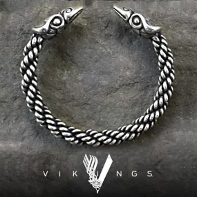 Raven (Vikings) Bracelet - Sterling Silver