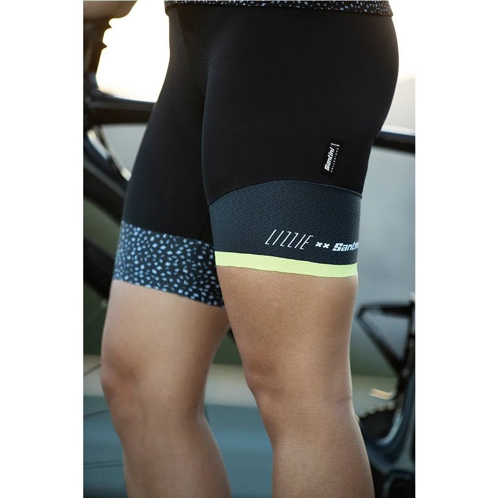 Santini Giada Women's Hip Shorts (Black/White)