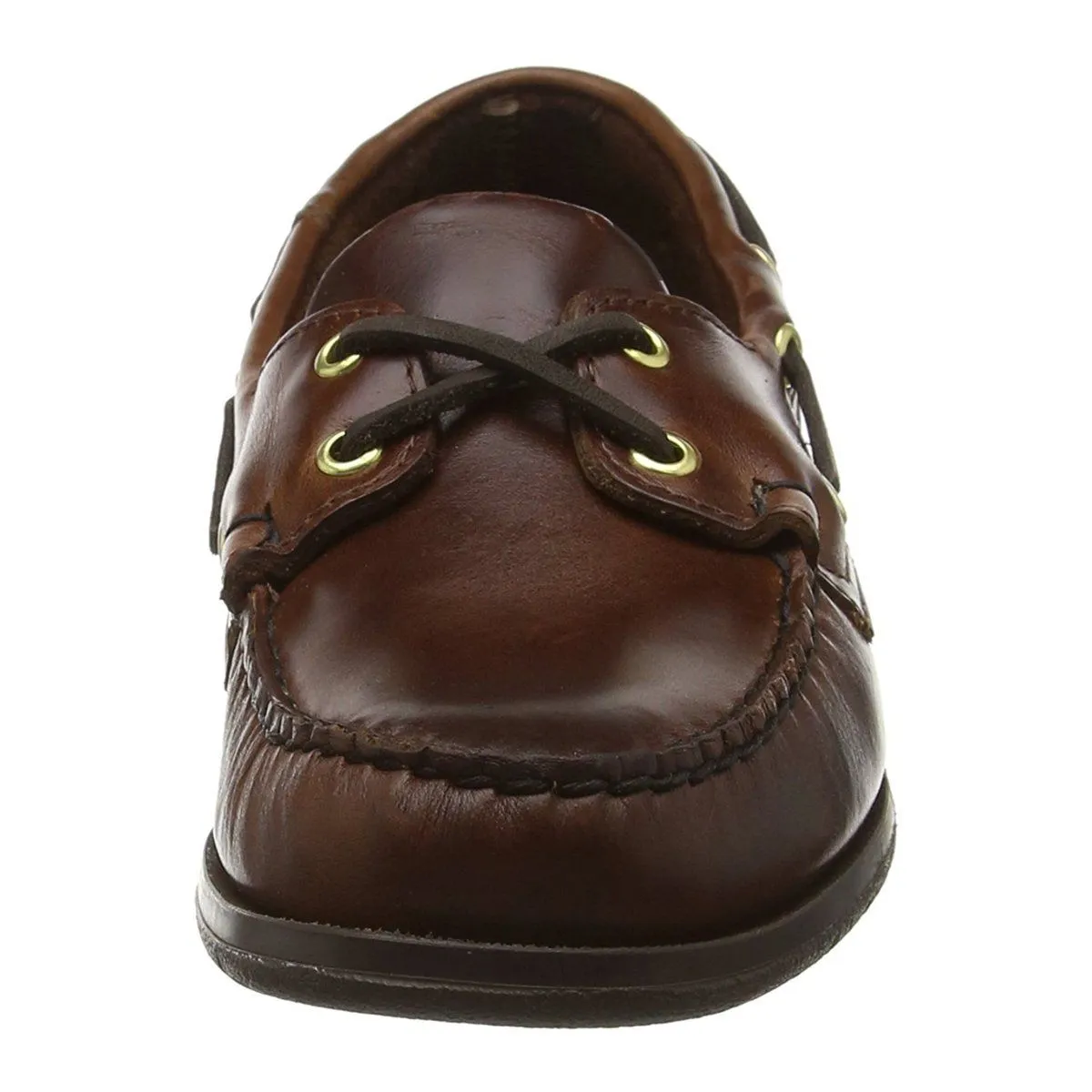 Sebago Endeavour Brown Oiled Waxy Deck Shoes