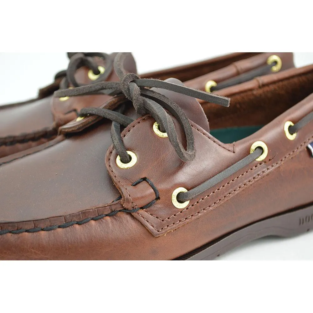 Sebago Endeavour Brown Oiled Waxy Deck Shoes