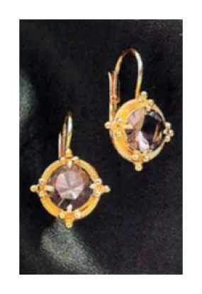 Sicily Smoky Topaz Earrings