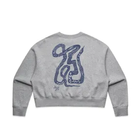 Snake TS [crew neck Boxy fit] Heather Grey