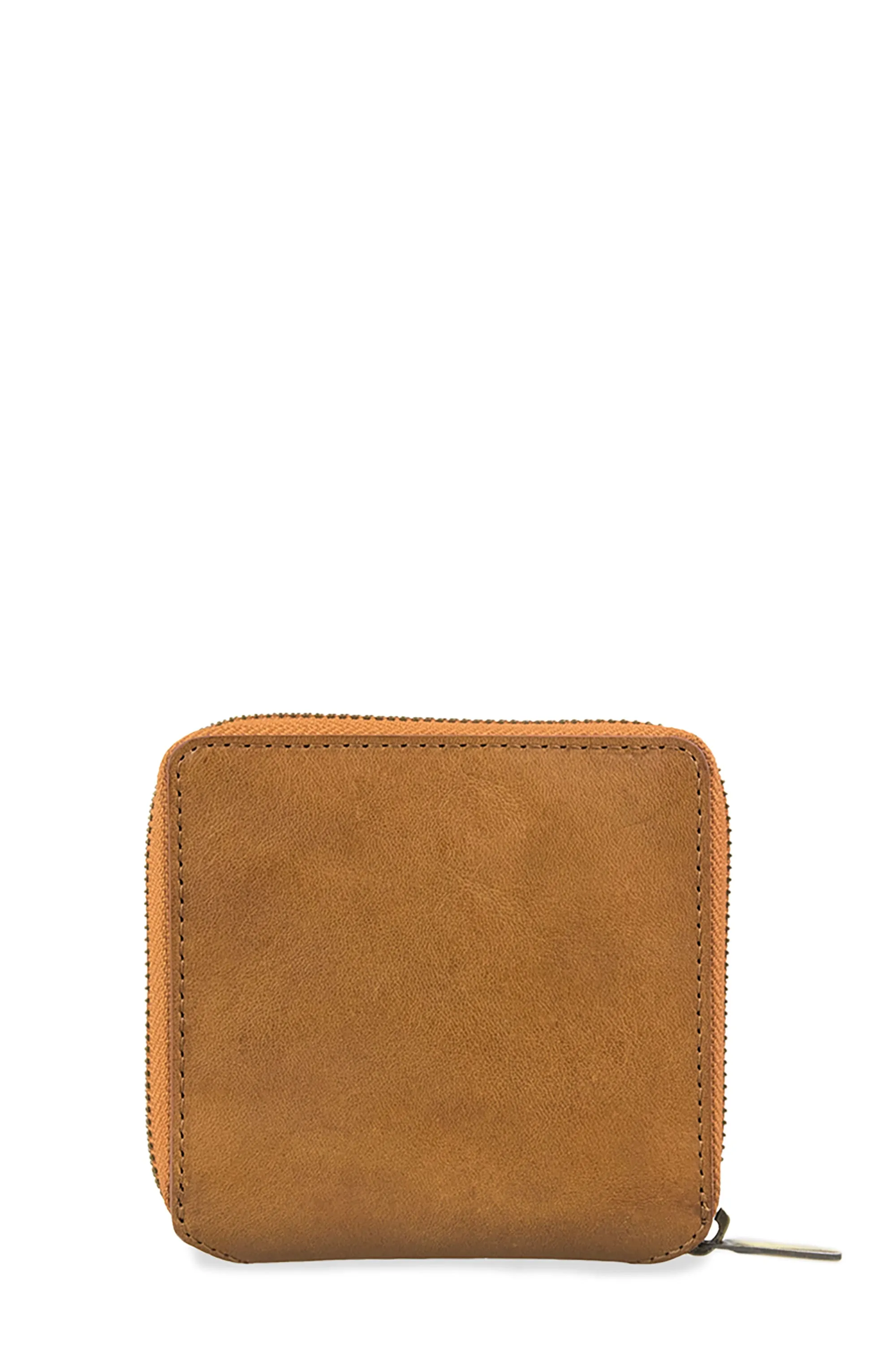 sonny square wallet cognac stromboli leather