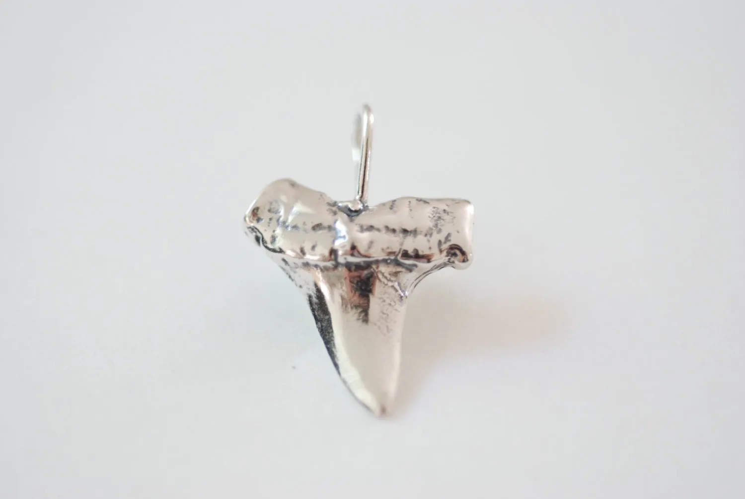 Sterling Silver Wholesale Shark Tooth Pendant,Large Shark tooth, Vermeil or Shark tooth, Silver Shark tooth Charm