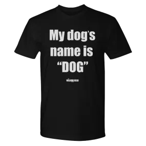 The Walking Dead My Dog's Name Adult Short Sleeve T-Shirt