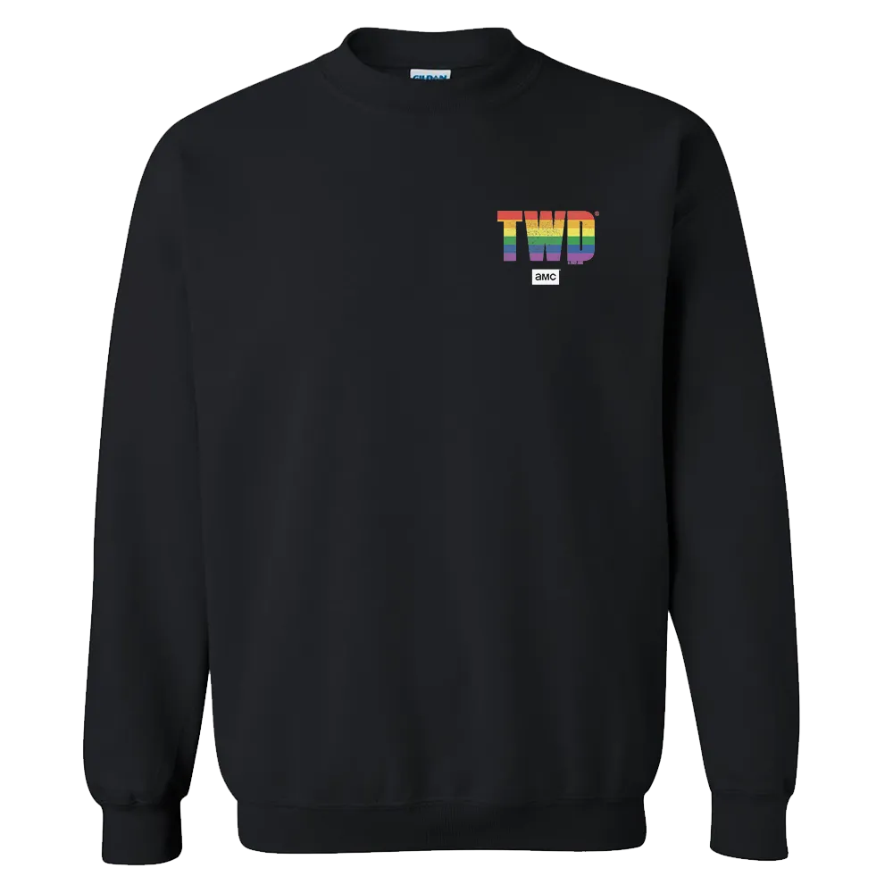 The Walking Dead Pride Wings Fleece Crewneck Sweatshirt