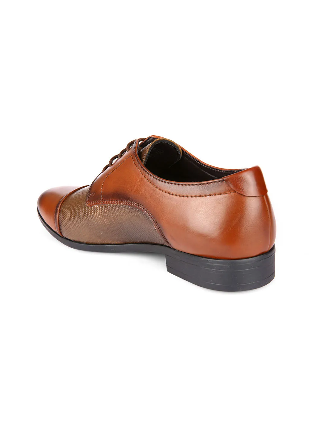 Tristen Tan Textured Oxfords