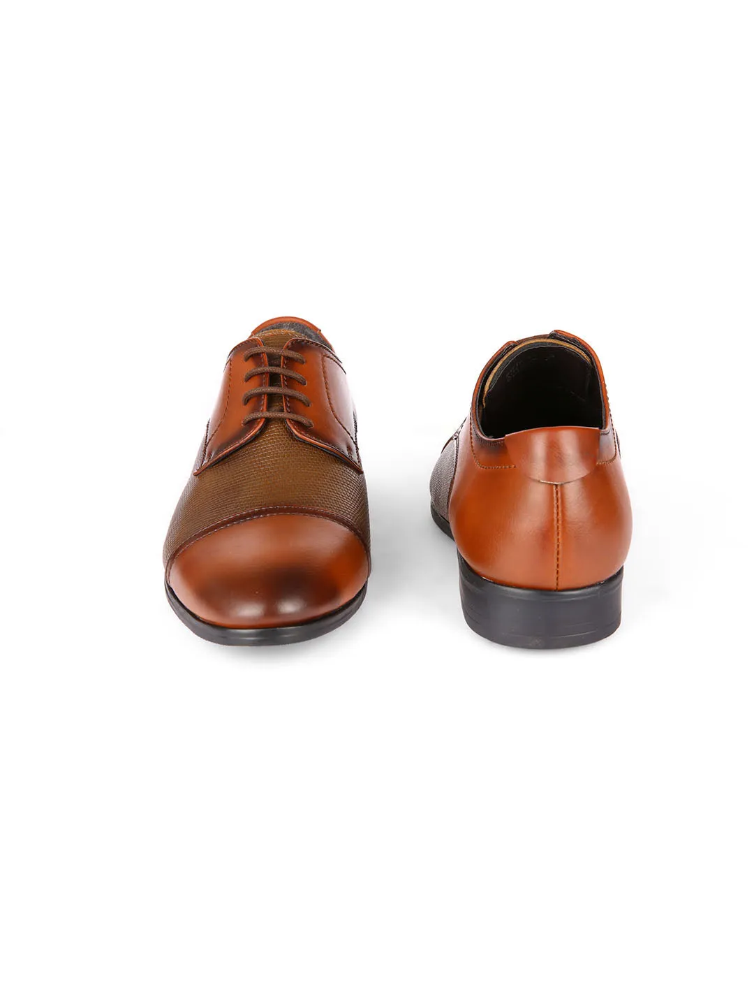 Tristen Tan Textured Oxfords