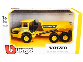 Volvo A25G Articulated Hauler Yellow 1/50 Diecast Model by Bburago