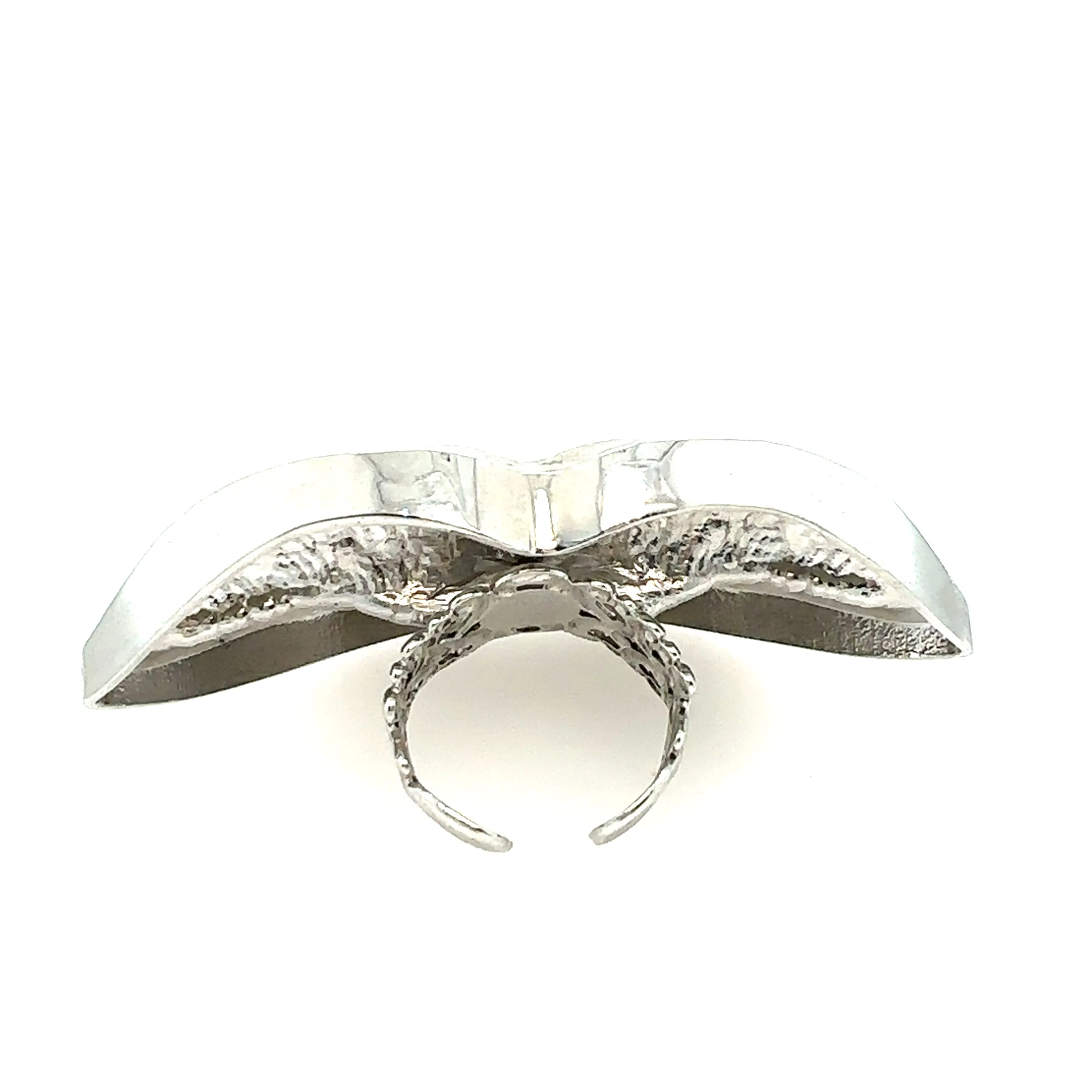 White Gold Lips Ring