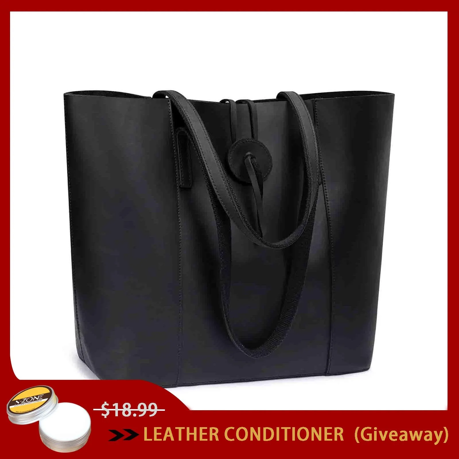 Women's Crazy Horse Leather Tote Bag